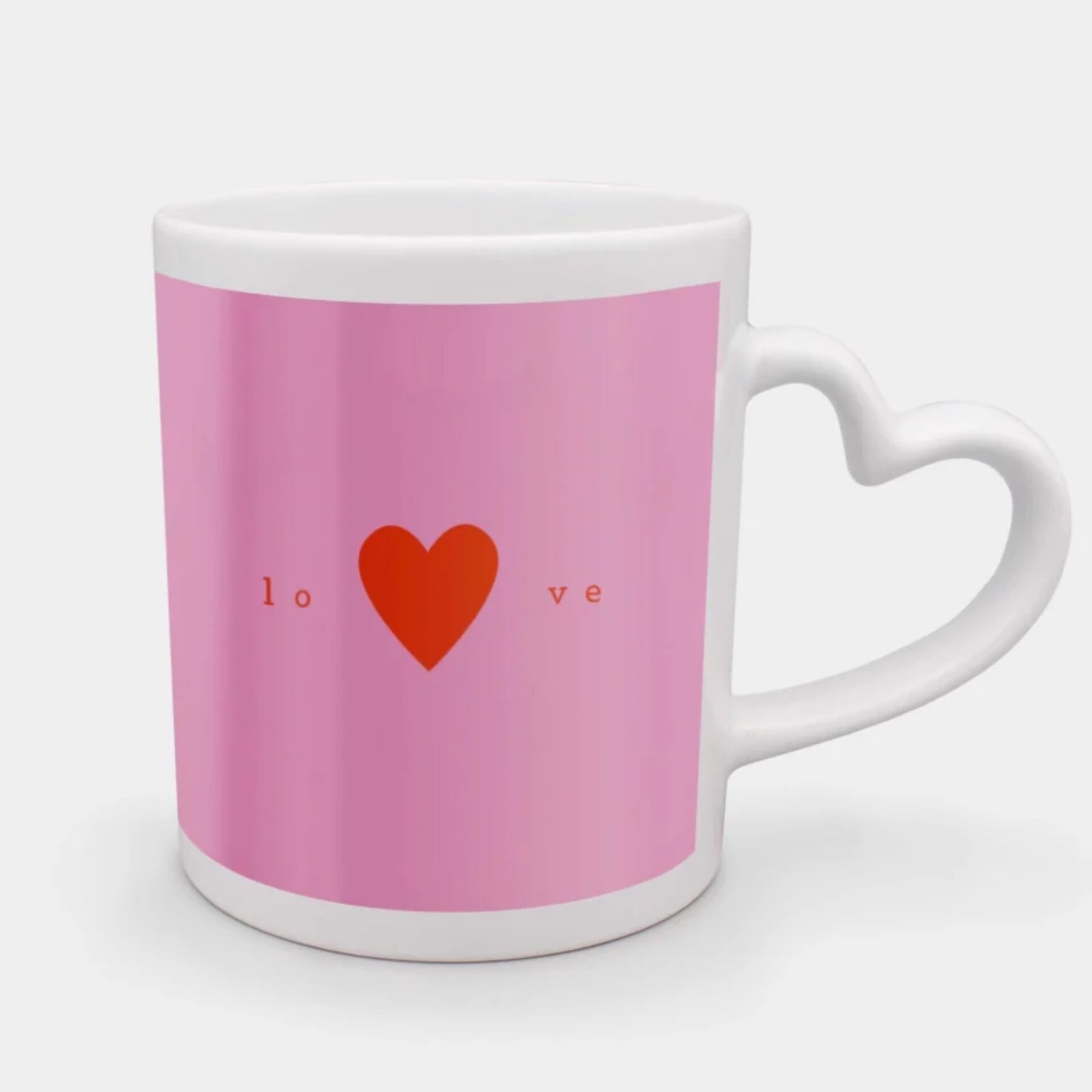 Shop Heart Handle Mugs DiscoverPrint Co Uk