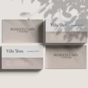 standard business cards