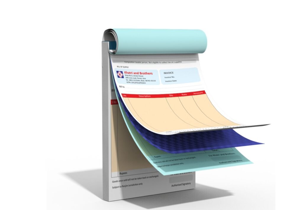 personalised invoice books