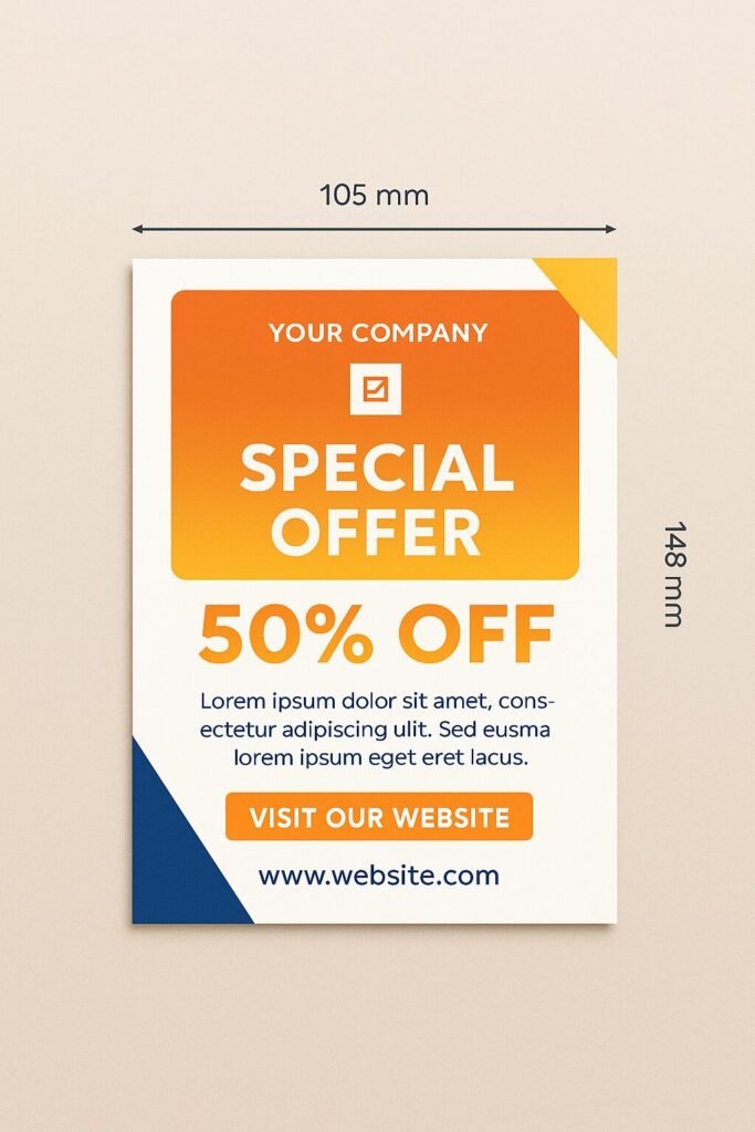 a6 flyer printing