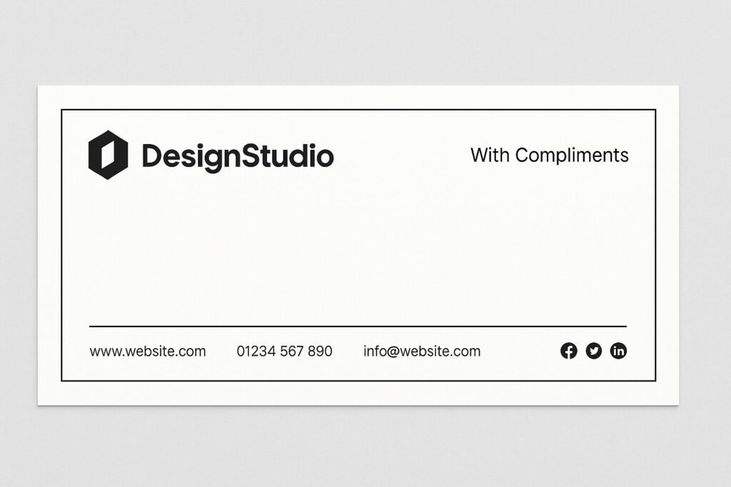 compliment slips printing