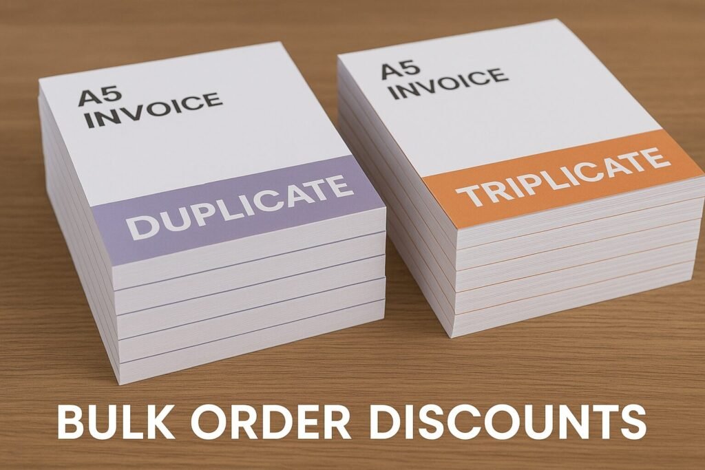 custom invoice book uk