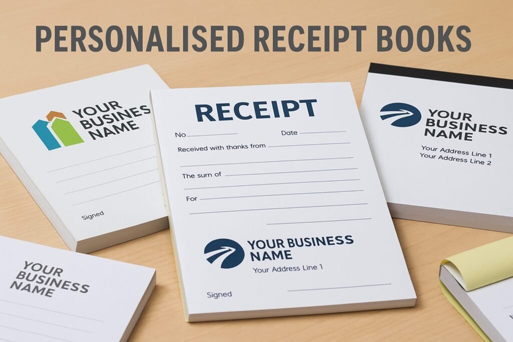 Custom receipt books UK