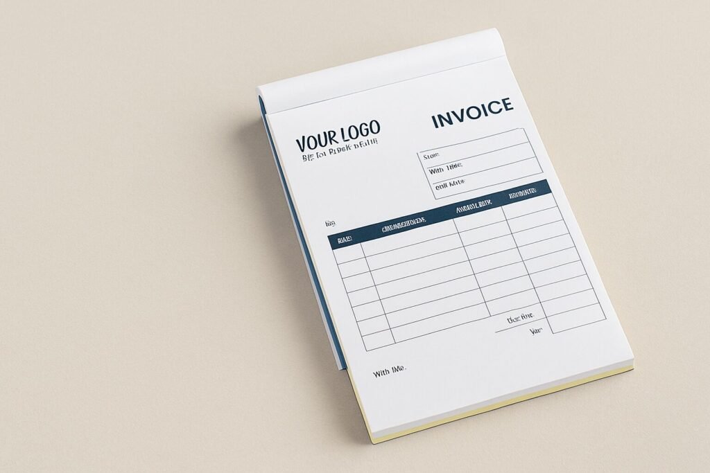 invoice book uk