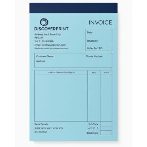 Coloured Invoice Books UK